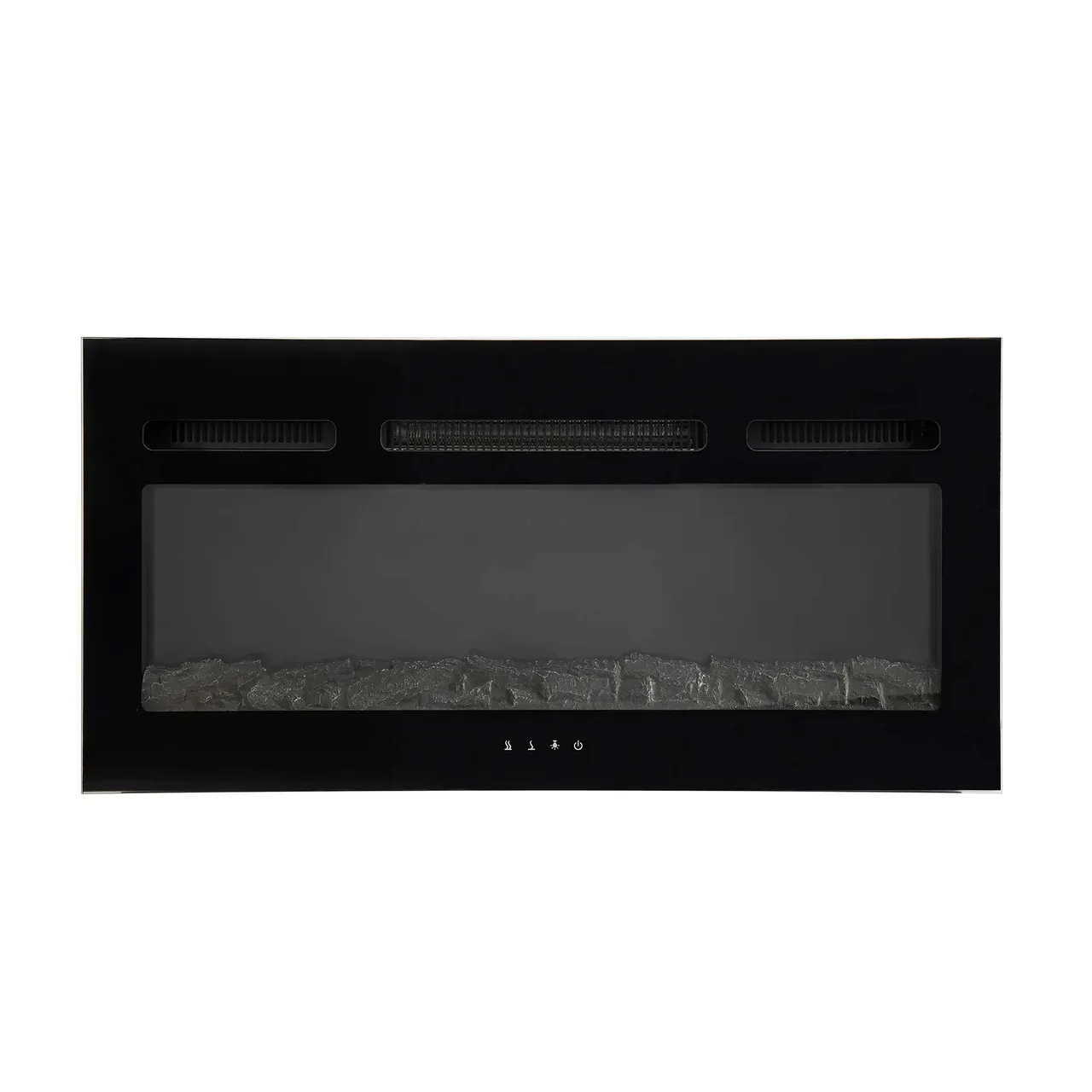 Semineu electric incorporabil, 2 trepte de incalzire 1000 W / 2000 W, efect de lemn care arde si de flacara reala, sesizare deschidere geam, protectie impotriva supraincalzirii Home FKKI 05 1